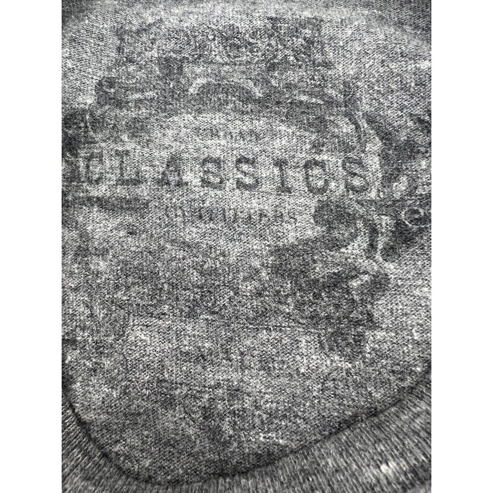 Vintage Bronson Howard Academy British Flag Union Jack Graphic Soft Gray T-Shirt - Picture 14 of 16